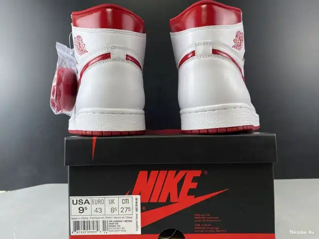 Reps TBK Air 1 Red 555088-103 Jordan Retro (2017) Metallic 0327